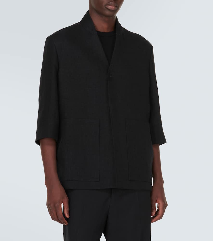 Zegna Oasi Elements Cashmere Jacket In Black