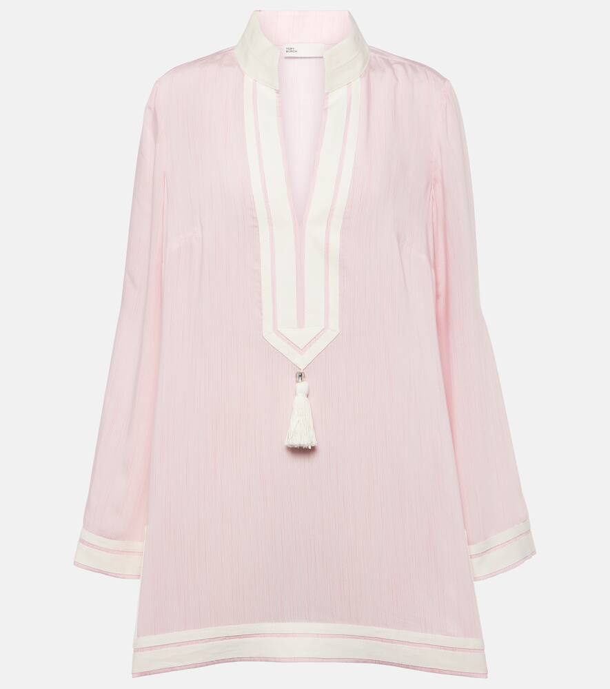 Tory Burch Striped tasseled tunic