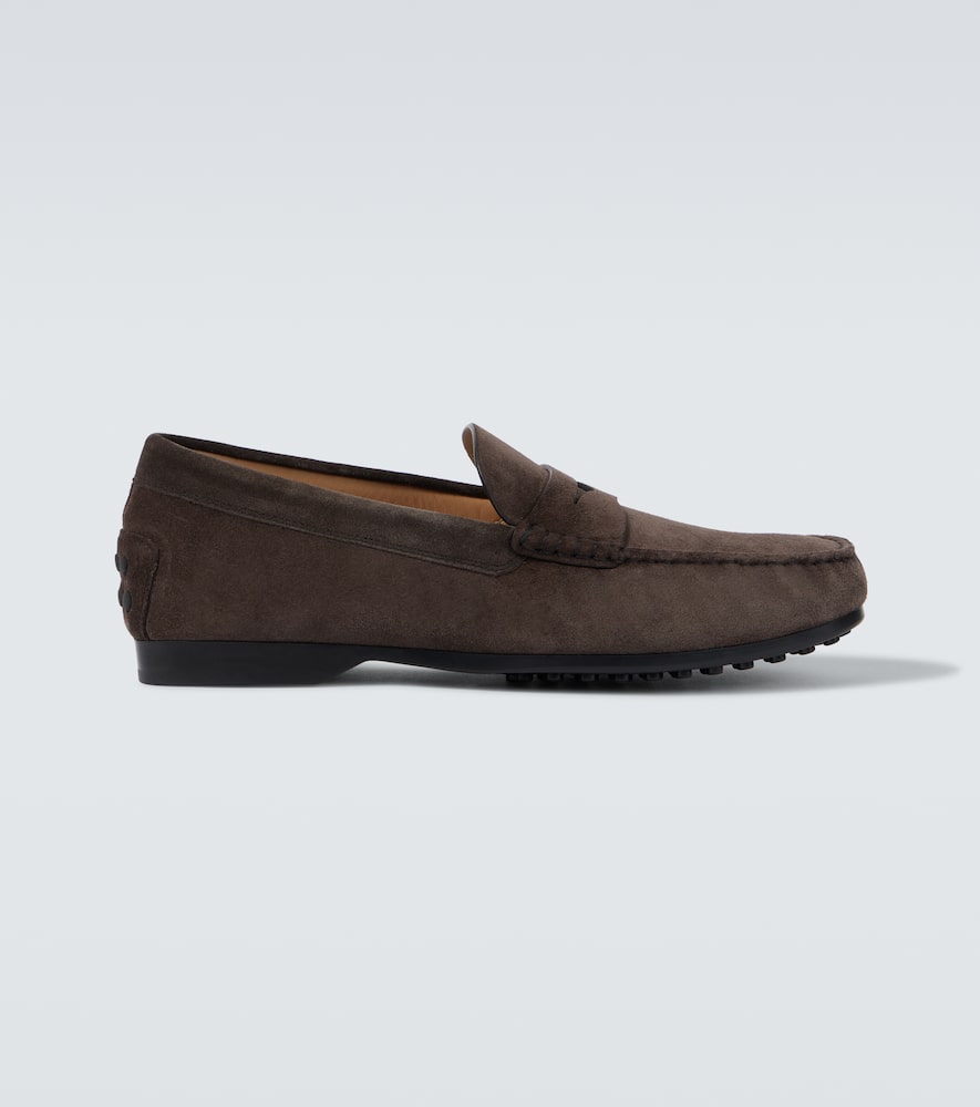 Tod's Suede penny loafers