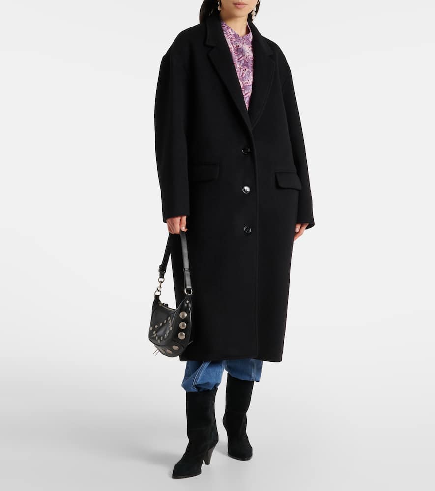 Isabel Marant Efezia Single-breasted Coat In Black
