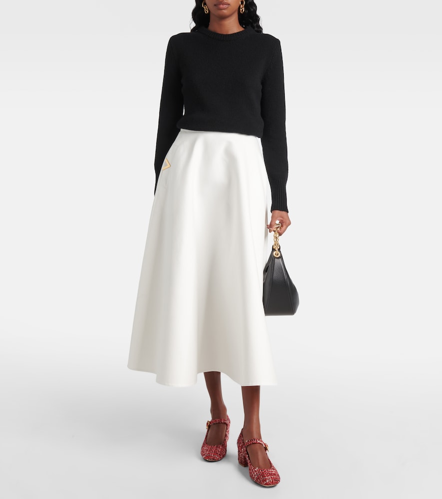 Mary Ribbon Bouclé Mary Jane Pumps