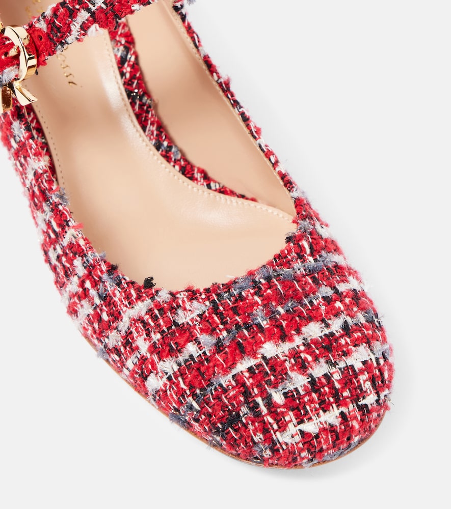 Mary Ribbon Bouclé Mary Jane Pumps