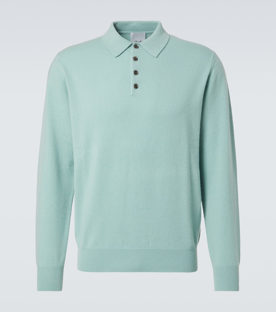 Cashmere polo sweater