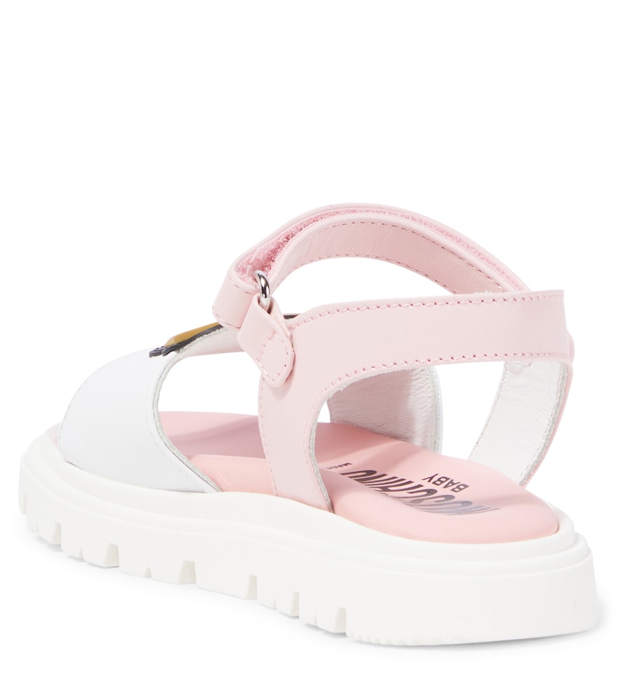  Moschino Kids Moschino Kids Sandalen Teddy Bear Aus Leder 