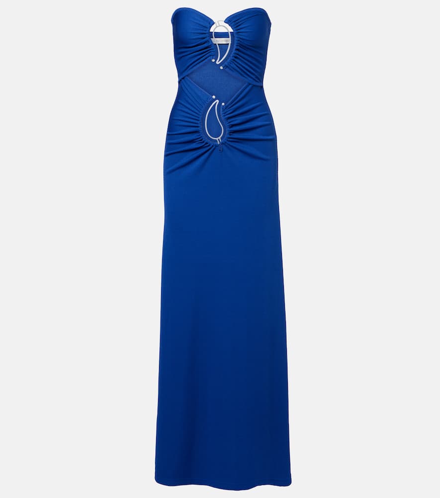 Paisley Disconnect gathered maxi dress