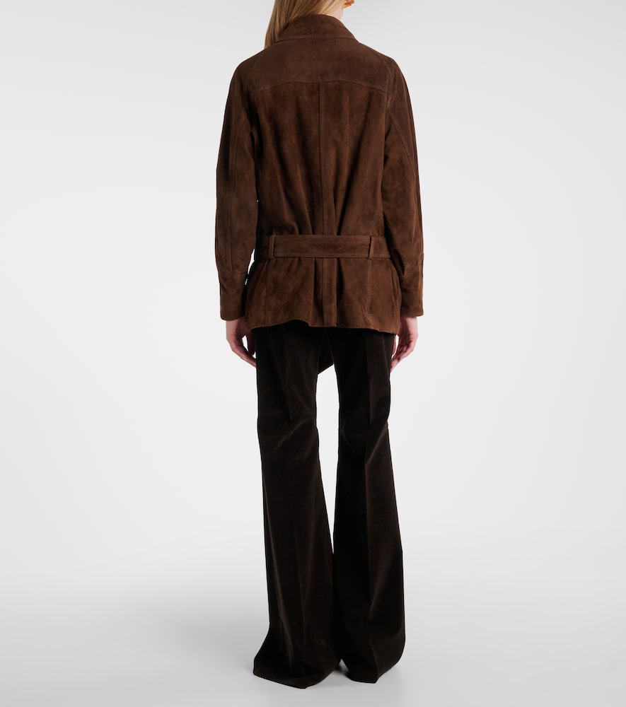  Nour Hammour Nour Hammour Jacke Buffy Aus Veloursleder 