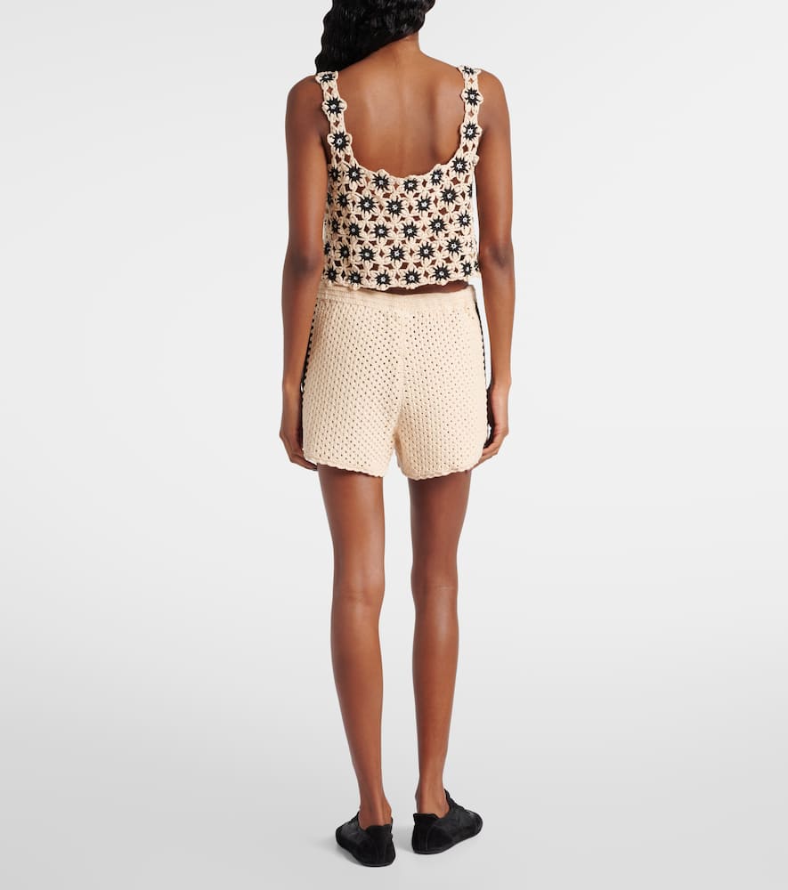 The Upside Luminary Hali Crochet Cotton Shorts