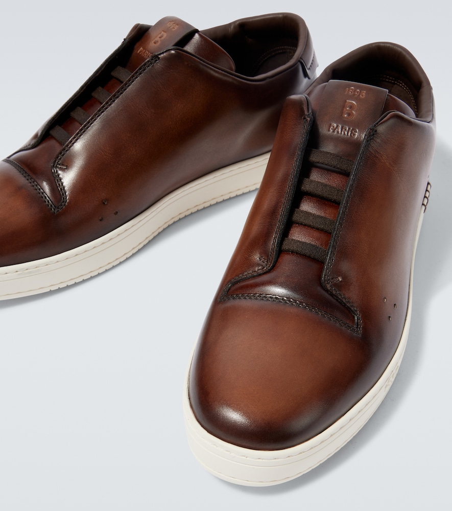  Berluti Berluti Playtime Leather Slip-on Sneakers 