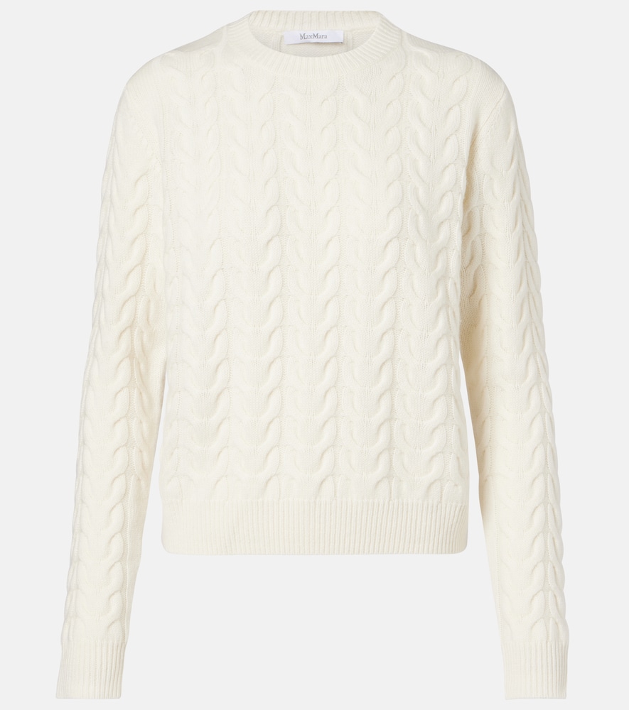 Max Mara Aramis cable-knit cashmere sweater