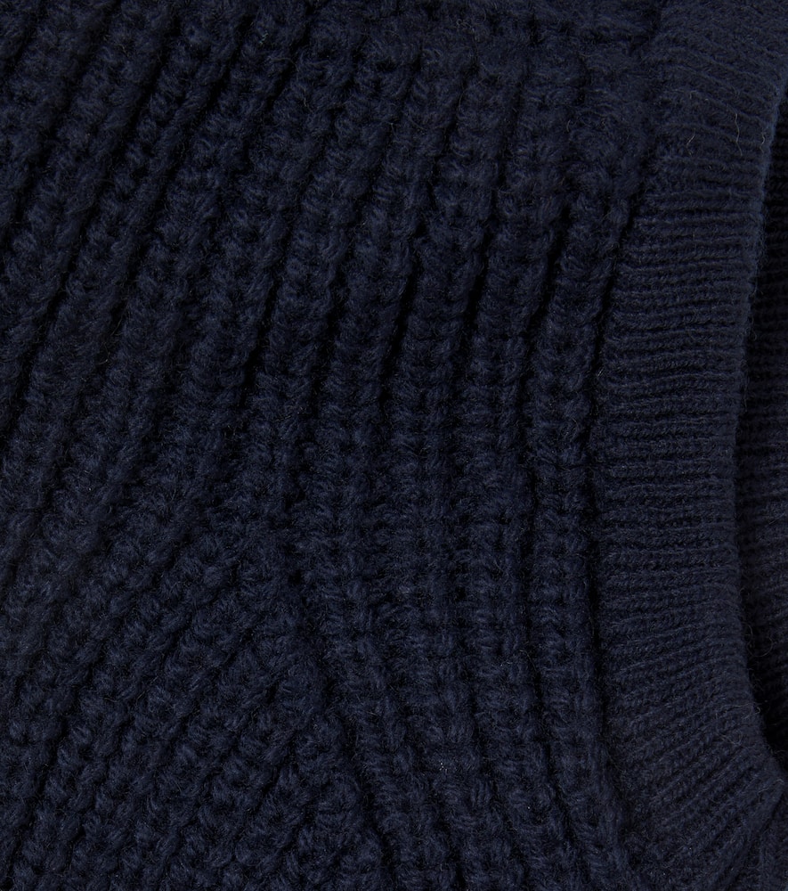 1+ In The Family Baby Ebbe Wool-blend Ski Mask In Black