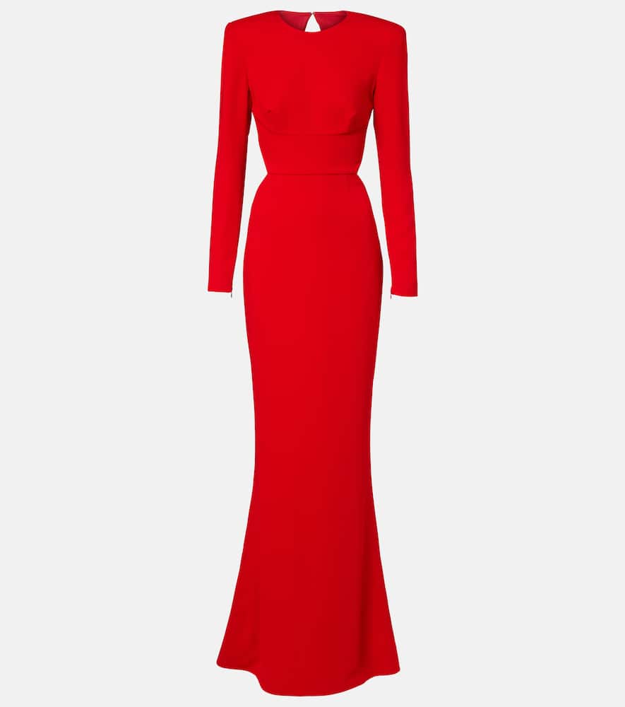 Stella Mccartney Crêpe Gown In Red