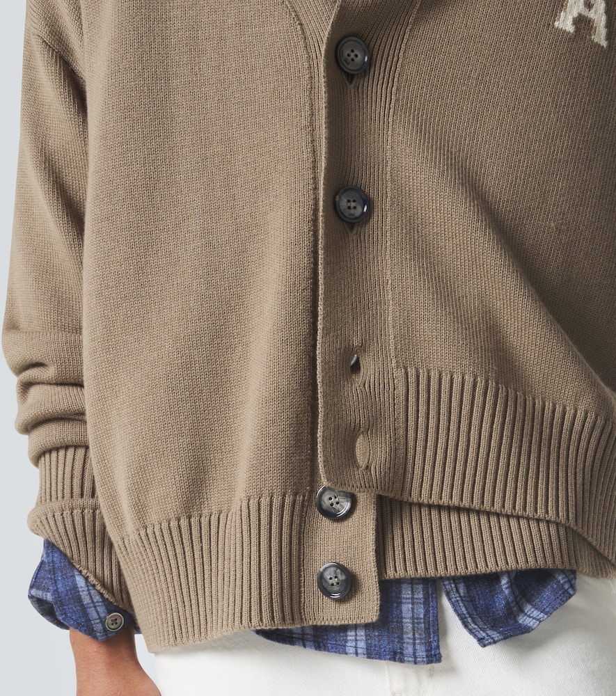  Ami Paris Ami Paris Cardigan Ami de cœur Aus Wolle Und Baumwolle 