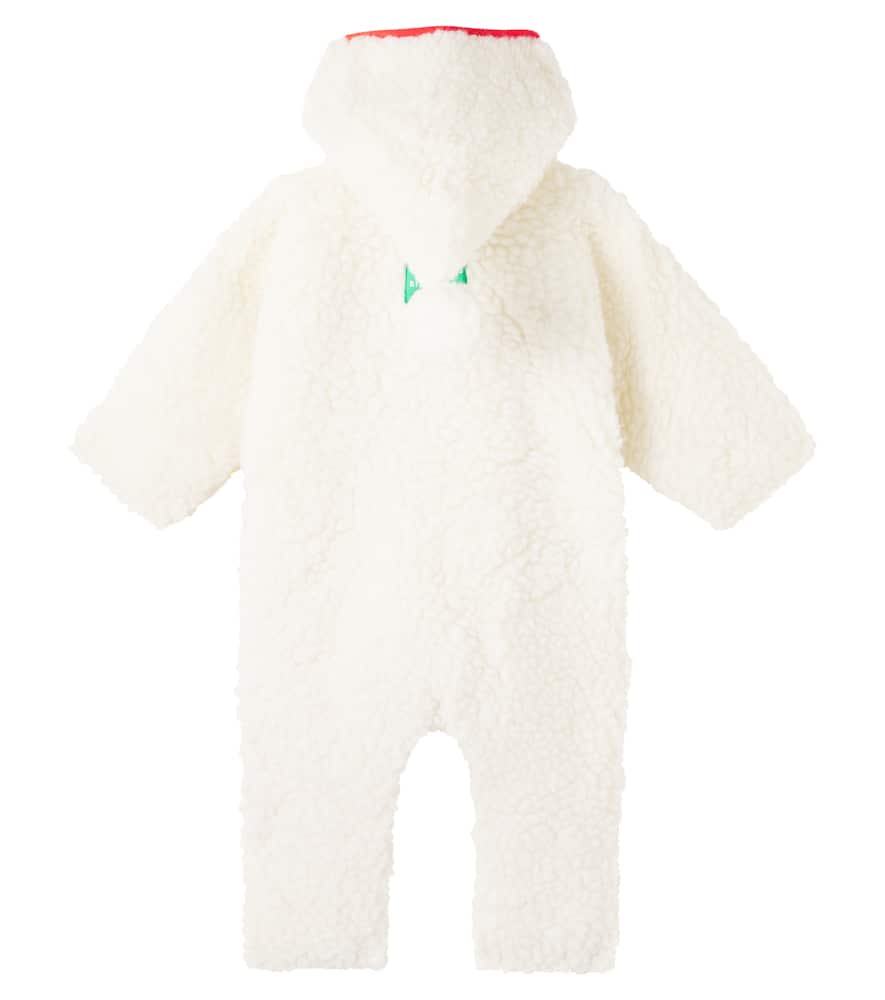 Bobo Choses X Binibamba Baby Shearling Jumpsuit In White