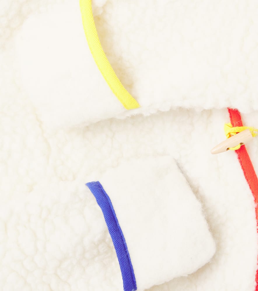 Bobo Choses X Binibamba Baby Shearling Jumpsuit In White