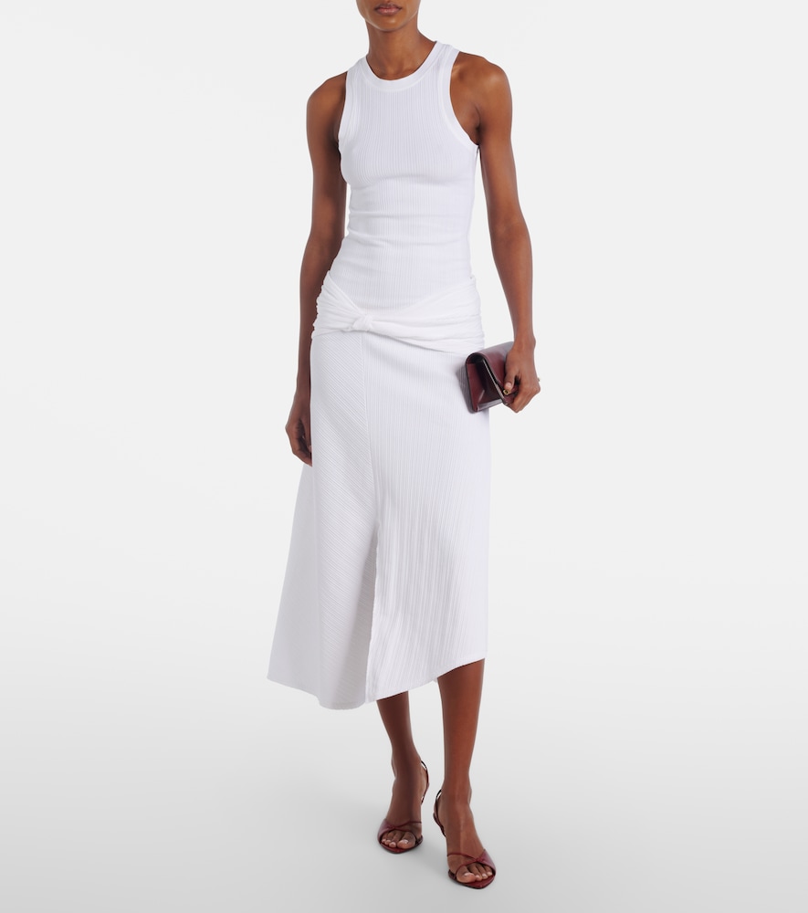  Victoria Beckham Victoria Beckham Midirock Aus Einem Baumwollgemisch 