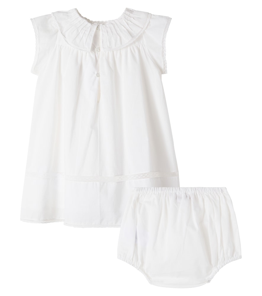  Bonpoint Bonpoint Baby Kleid Lenou Aus Baumwolle Mit Spitze 