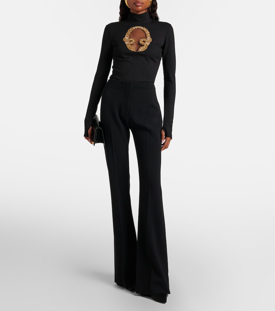  Roberto Cavalli Roberto Cavalli Body Mit Kristallen 