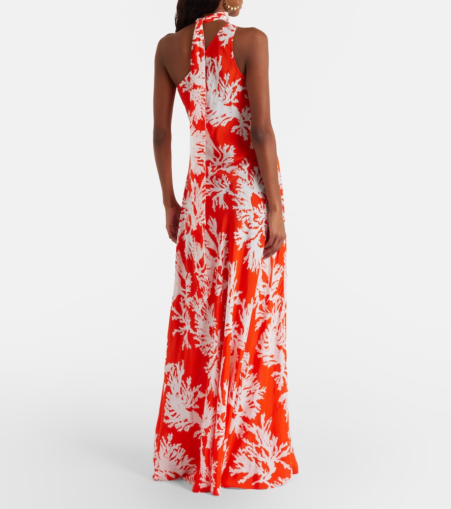  Alexandra Miro Alexandra Miro Bedruckte One-shoulder-robe Odetta 