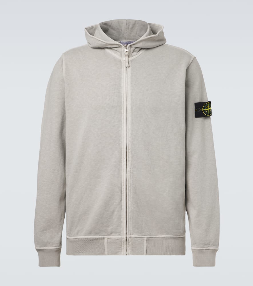 Kapuzenjacke aus Baumwoll-Jersey