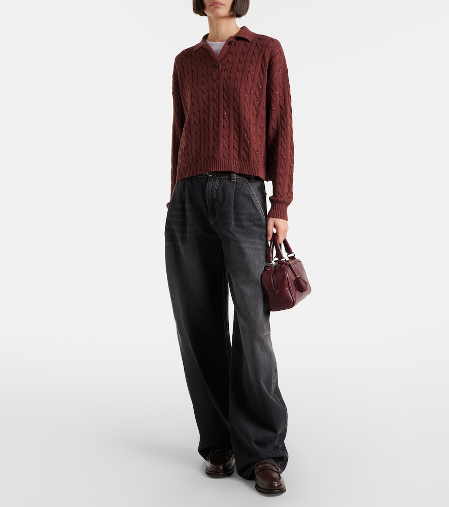  Brunello Cucinelli Brunello Cucinelli Polopullover Aus Strick 