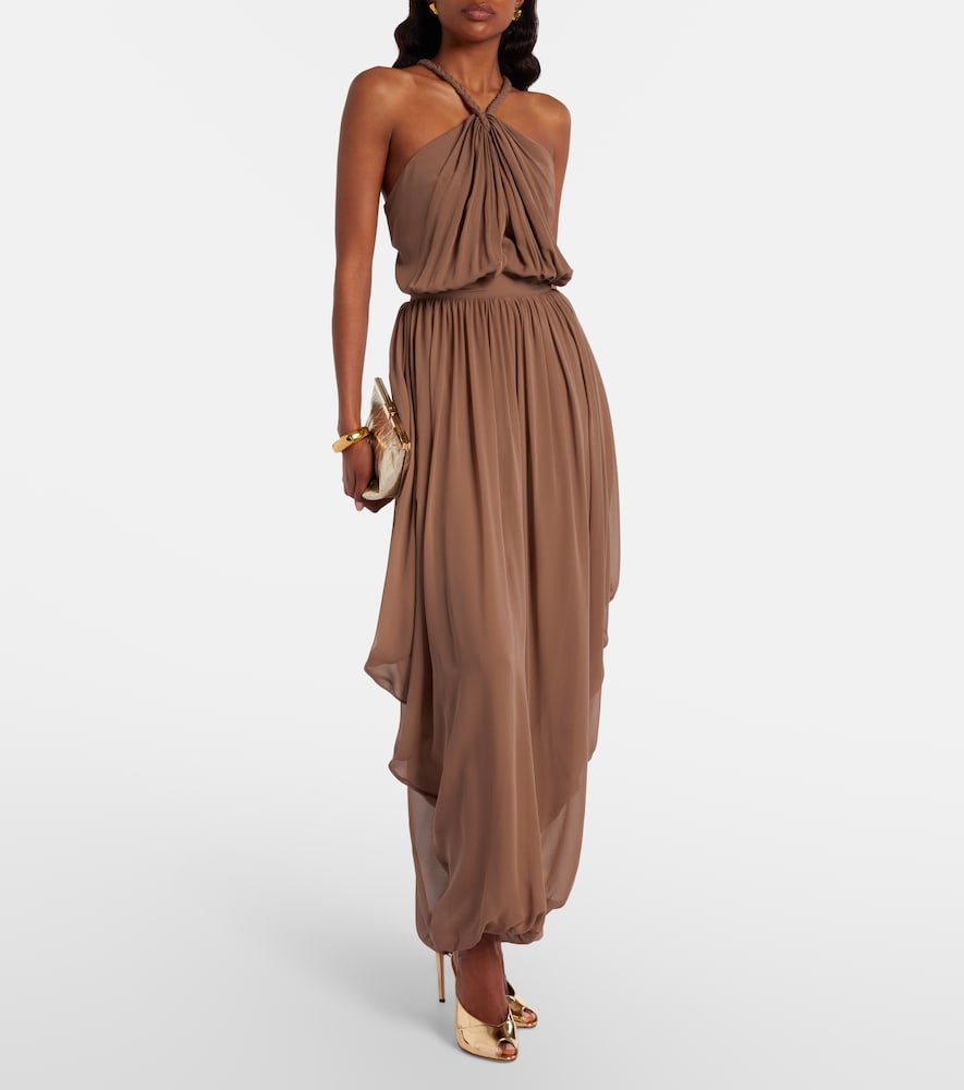  Elie Saab Elie Saab Body Aus Seiden-georgette 