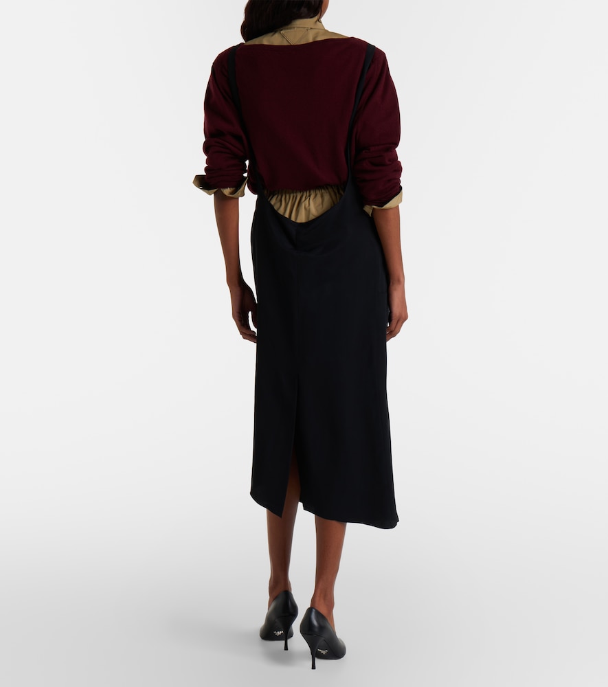  Prada Prada Midirock Aus Crêpe 