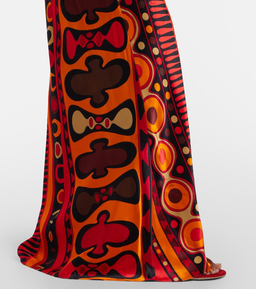  Pucci Pucci Maxikleid Soleil Aus Satin 