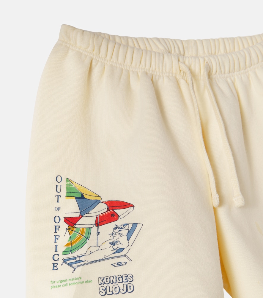  Konges Slojd Konges Slã¸jd Lou Printed Cotton-blend Jersey Shorts 