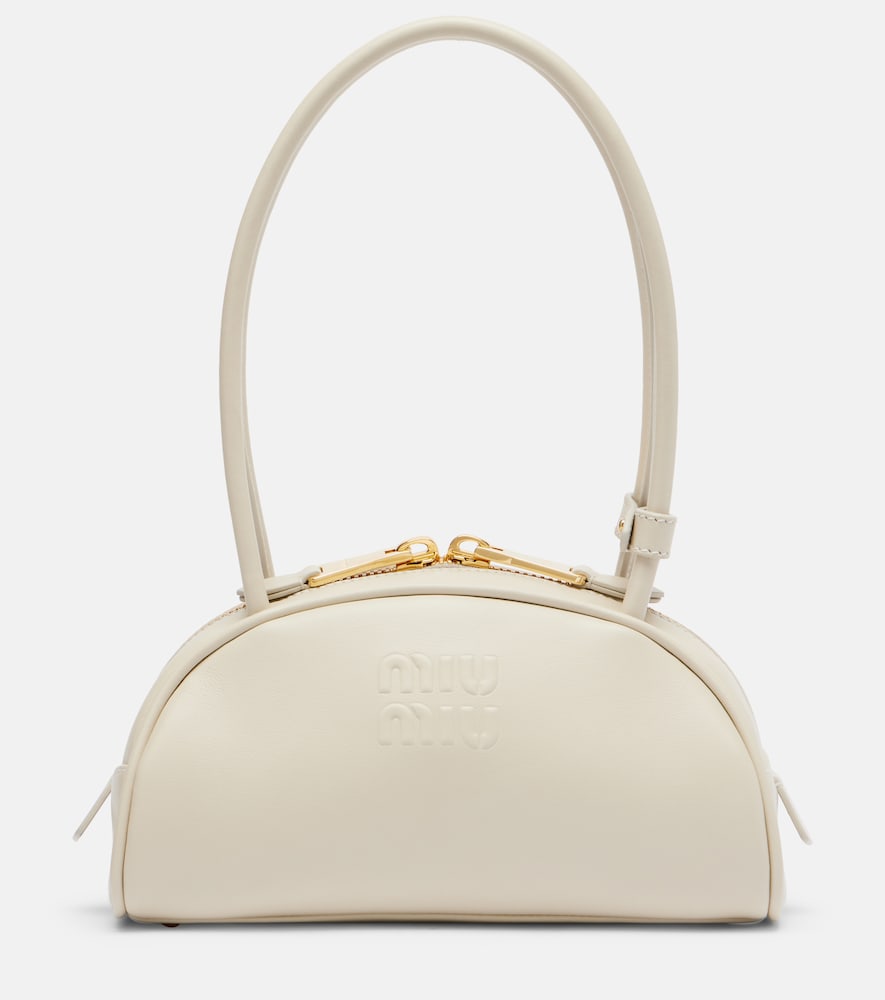 Miu Miu Beau Small leather bowling bag