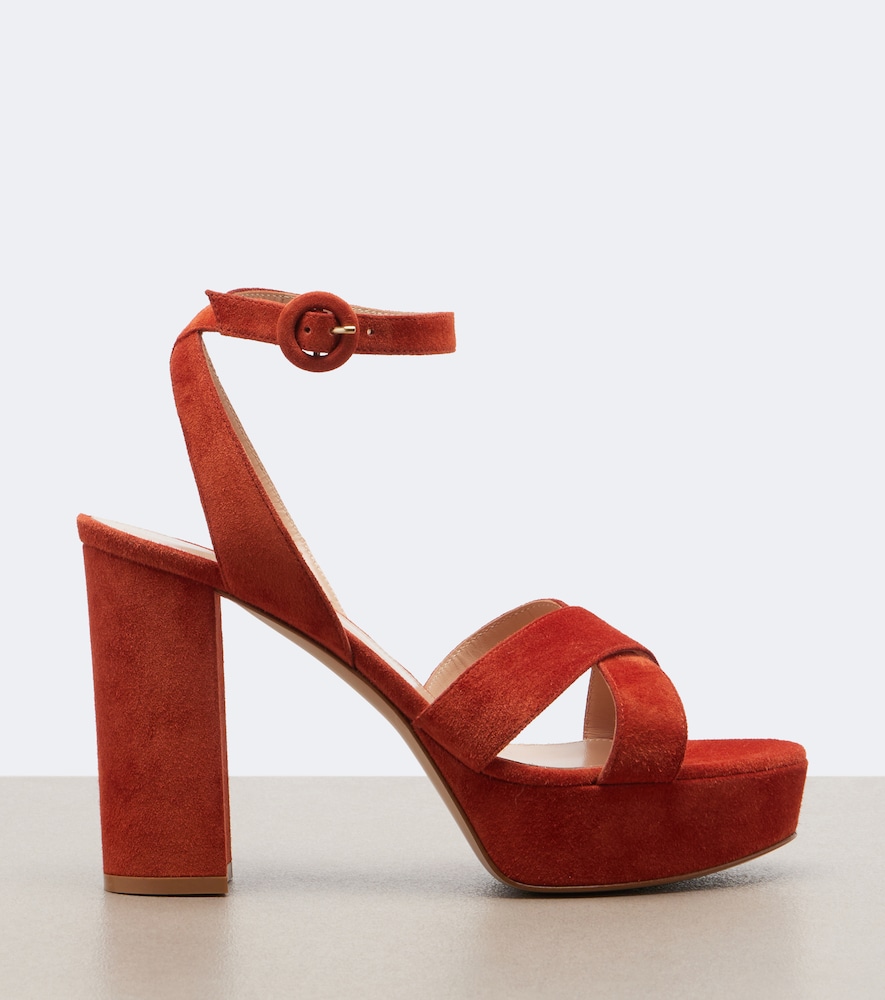 Sabrina Suede Platform Sandals