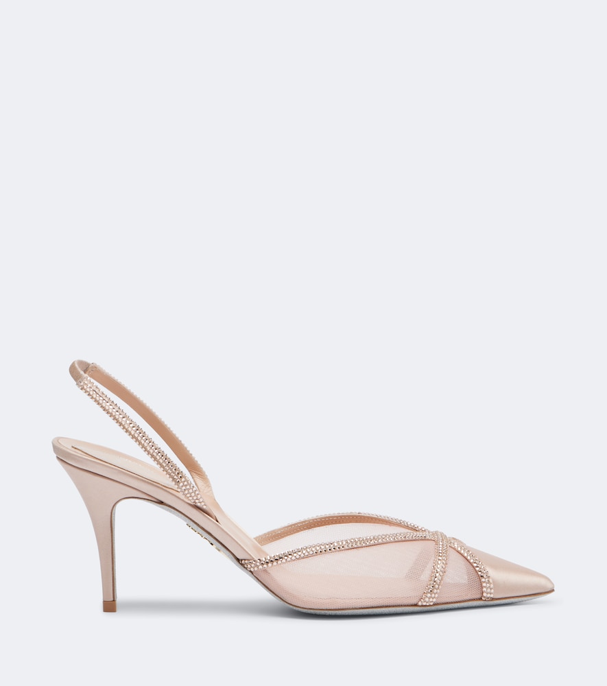 Satin And Slingback