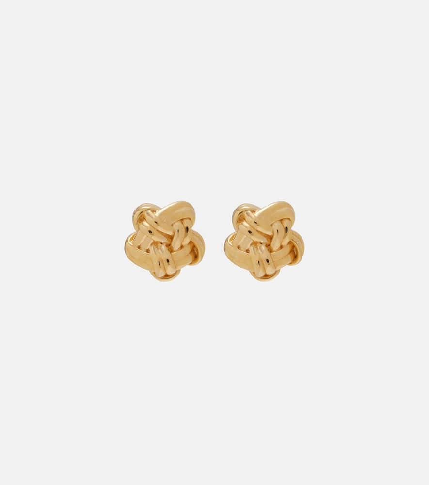 Bottega Veneta Women's Gold Knot 18Kt -Plated Sterling Silver Earrings - Mytheresa