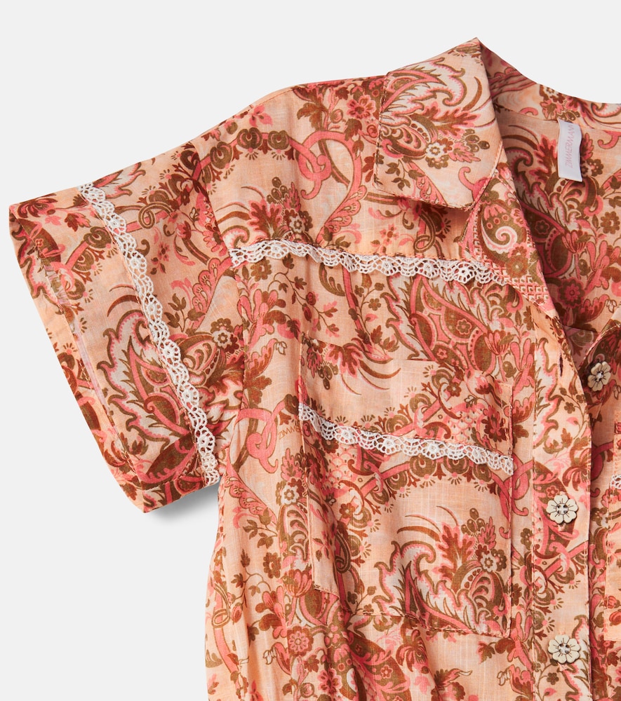  Zimmermann Kids Zimmermann Kids Playsuit Aster Aus Baumwolle 