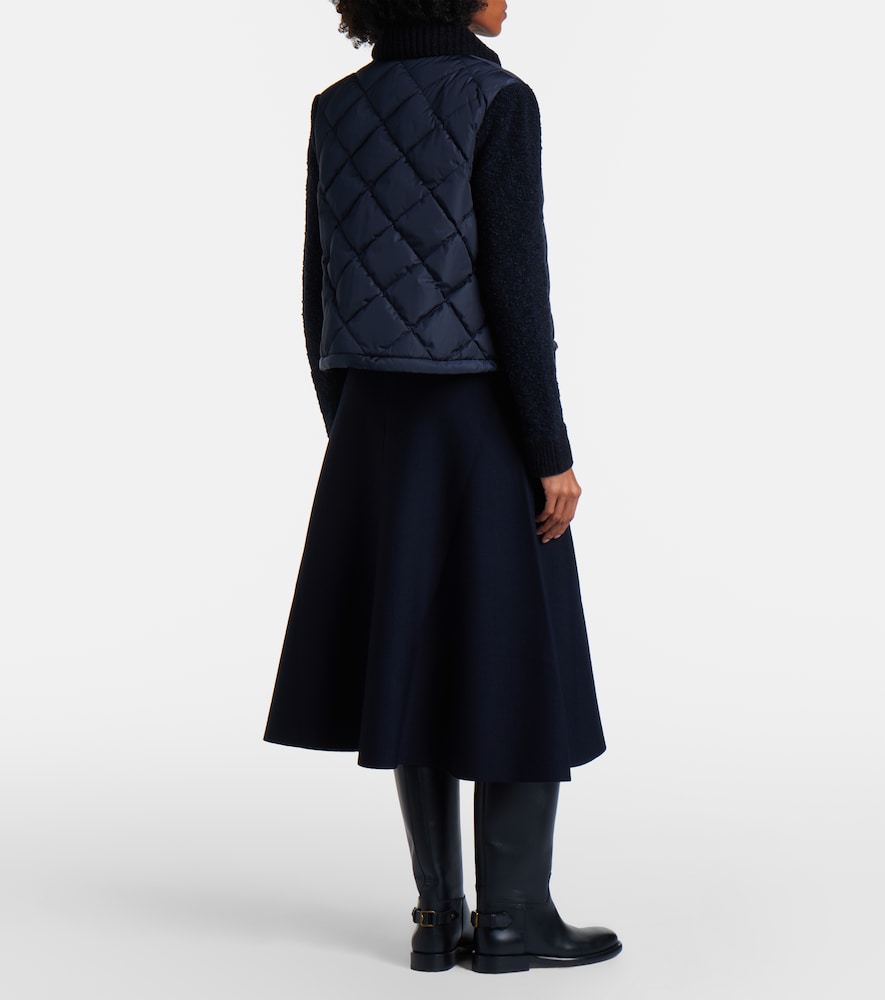 Moncler Wool-blend midi skirt | Thumbnail 4