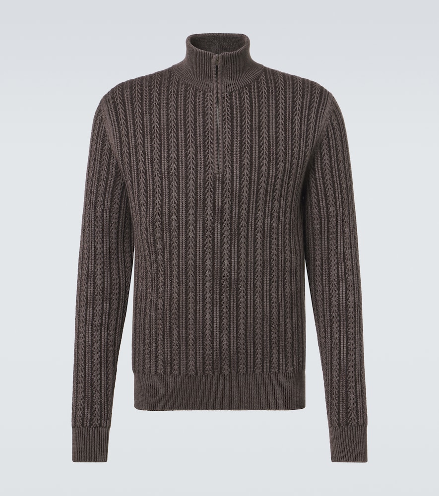 Pullover in cashmere, lana e seta