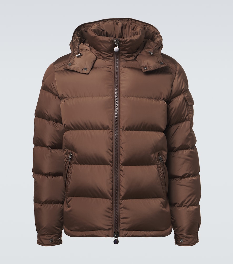 Moncler Men's Brown Maya Down Jacket UK Size 42 - Mytheresa