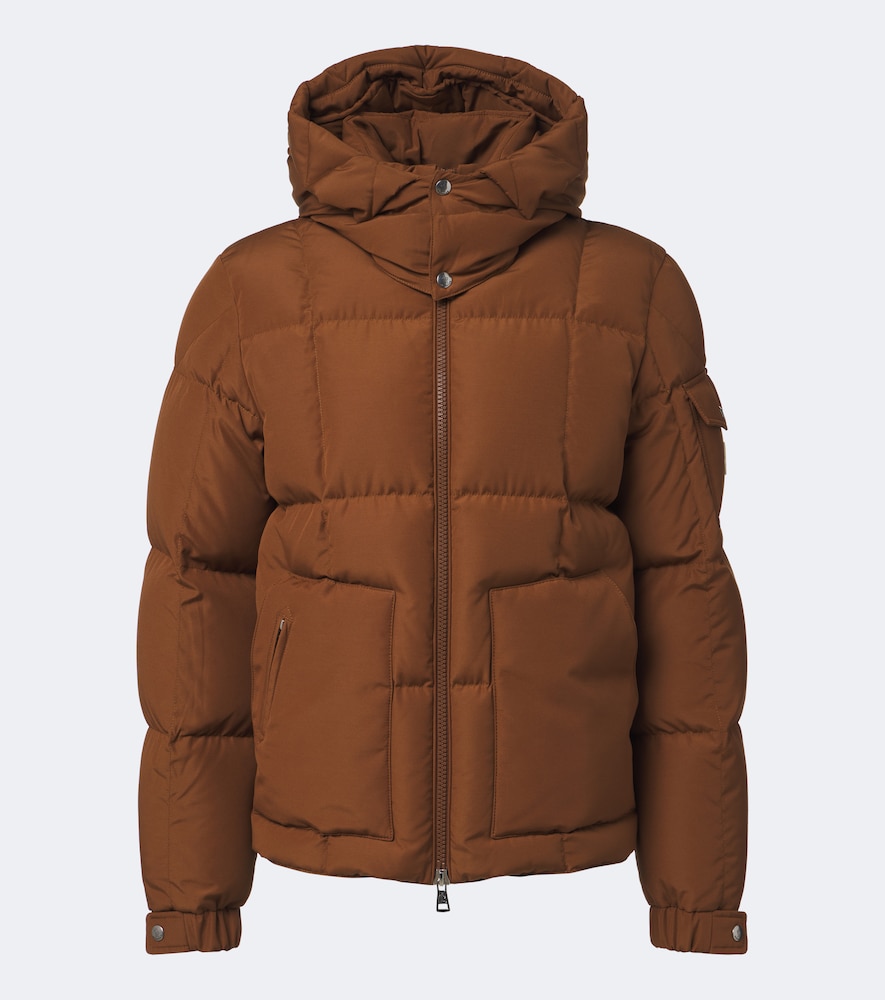 Moncler Men's Brown Hooded Down Jacket UK Size 44 - Mytheresa