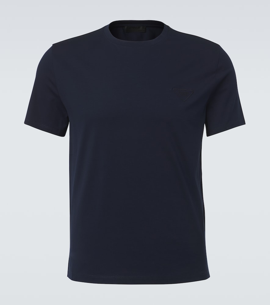 Prada Cotton-blend jersey T-shirt