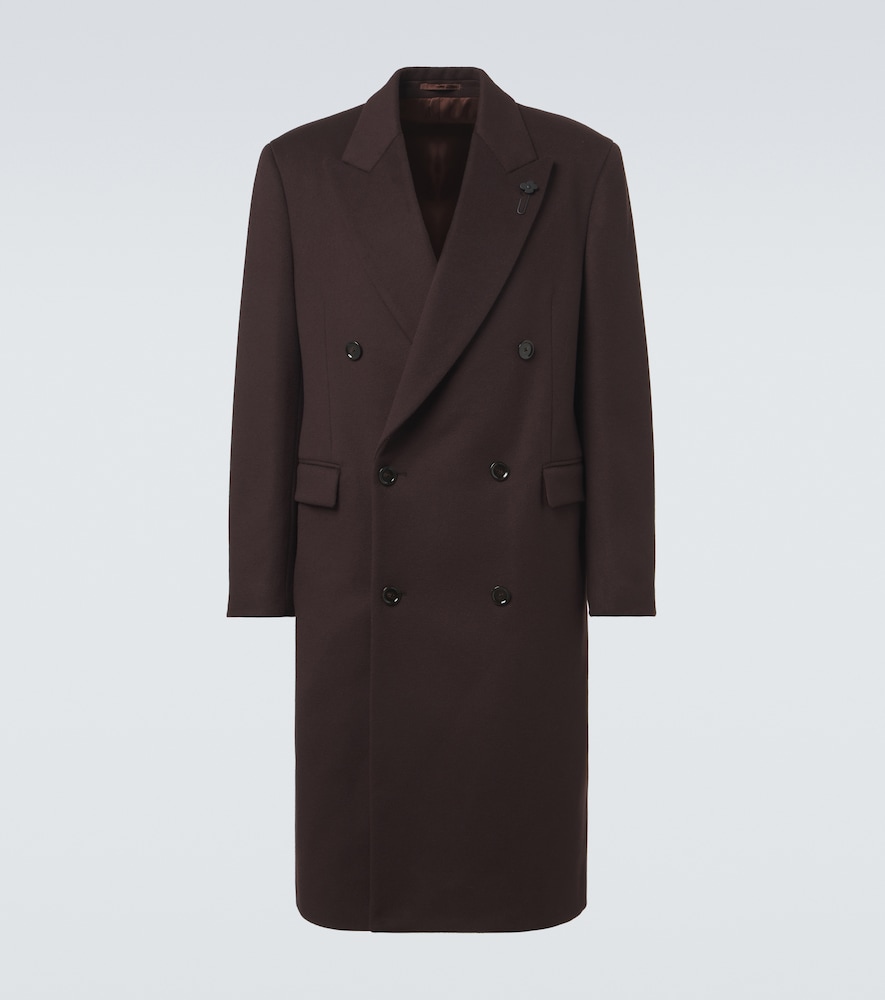 Cappotto doppiopetto in lana