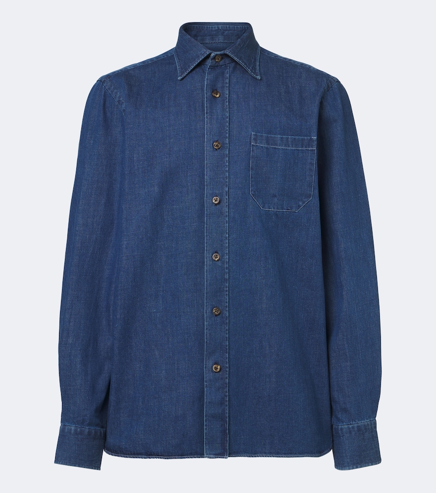 Hemd aus Denim