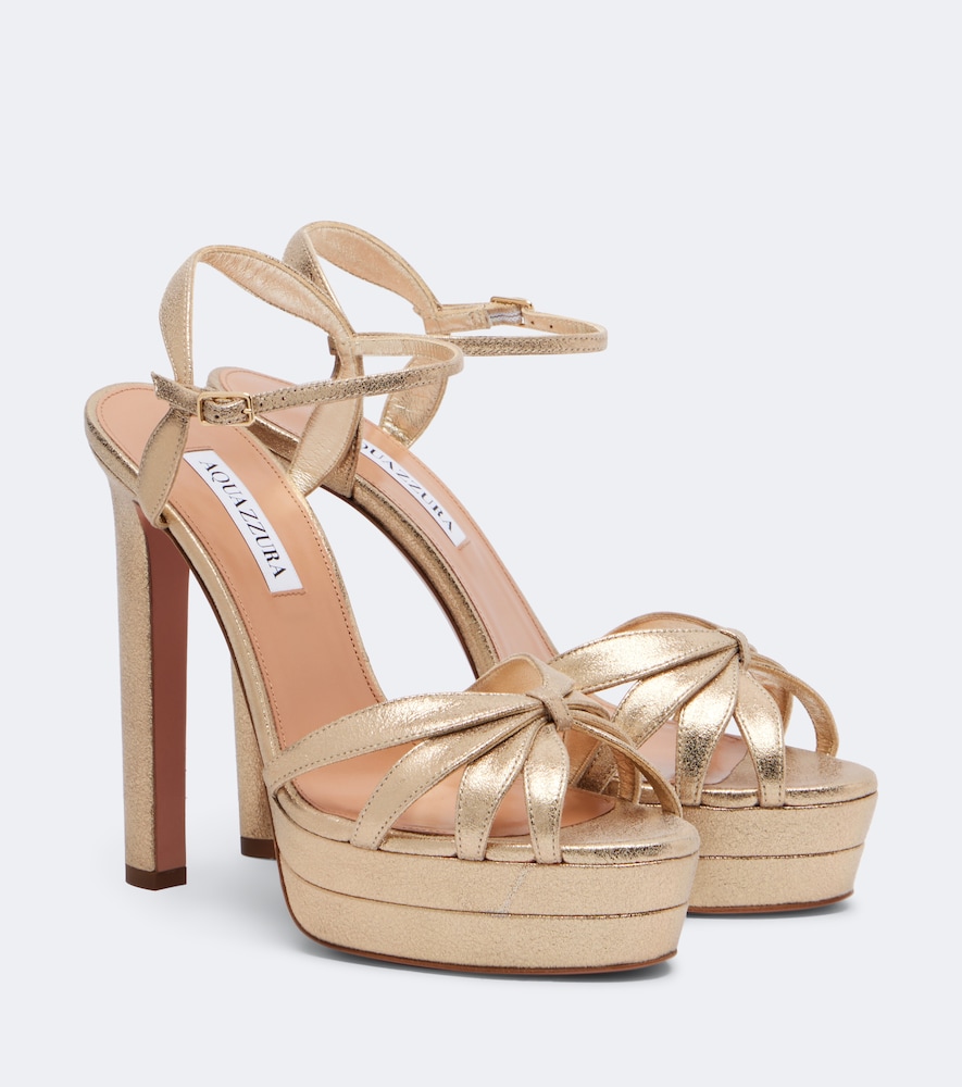 Sandali Soulmate in pelle metallizzata