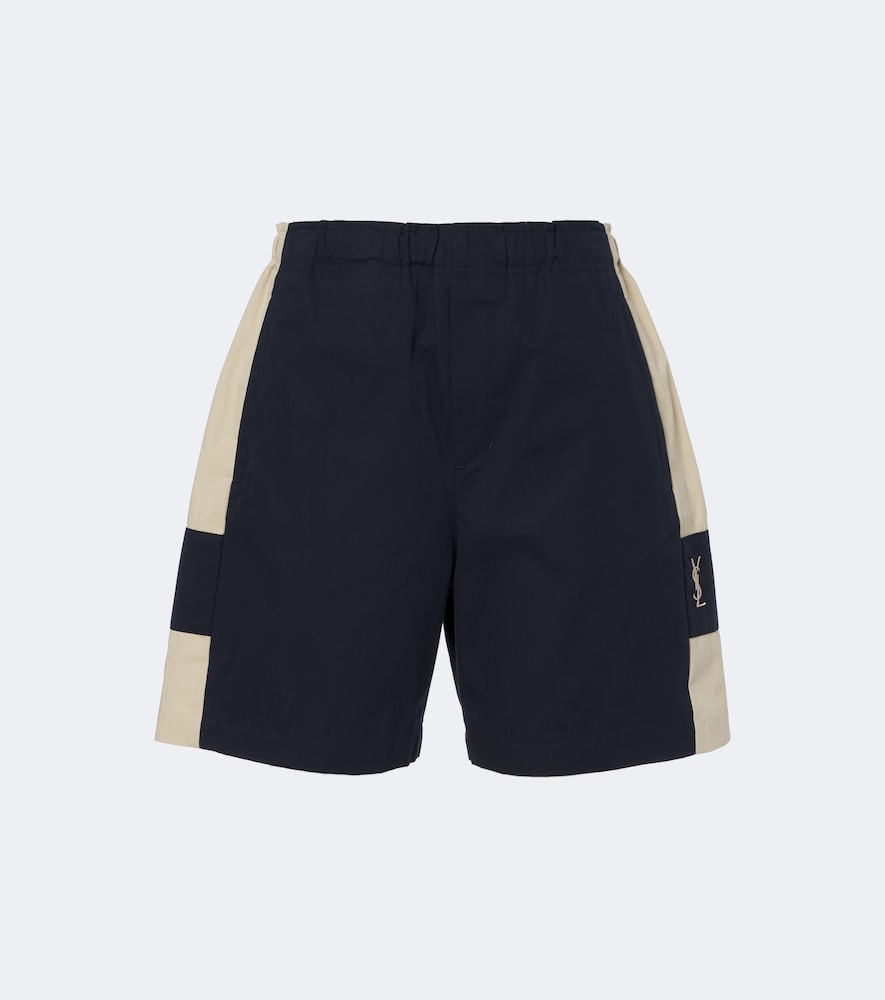 Shorts in cotone con logo