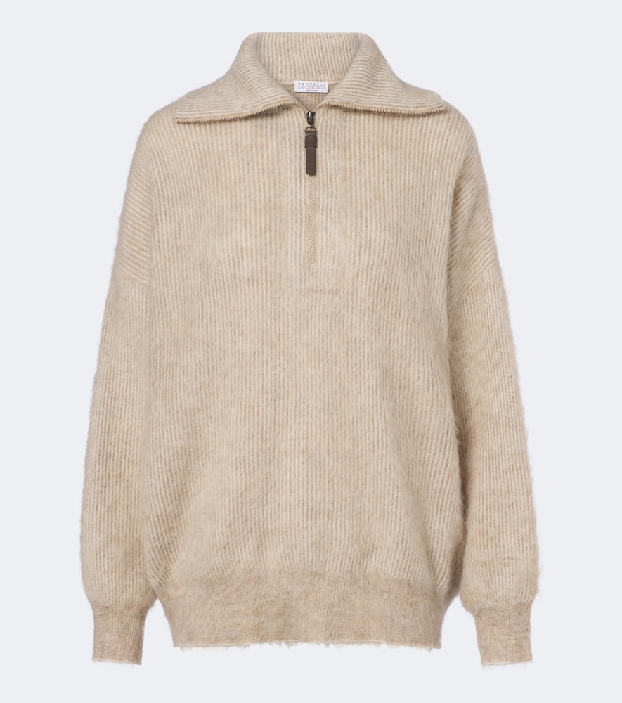 Pullover in misto mohair e lana