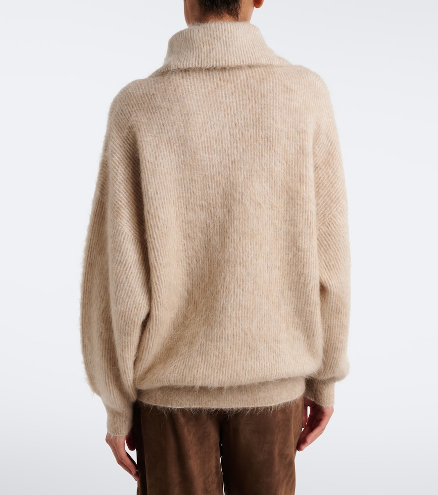 Mohair And Wool-Blend Polo Sweater