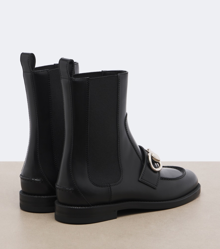 Boulevard Horsebit Leather Chelsea Boots