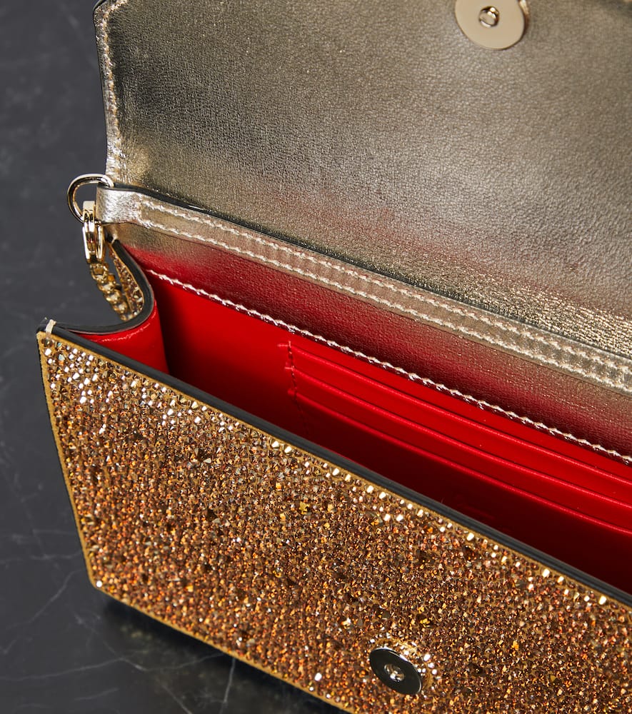 Christian Louboutin, Loubi54 metallic clutch bag