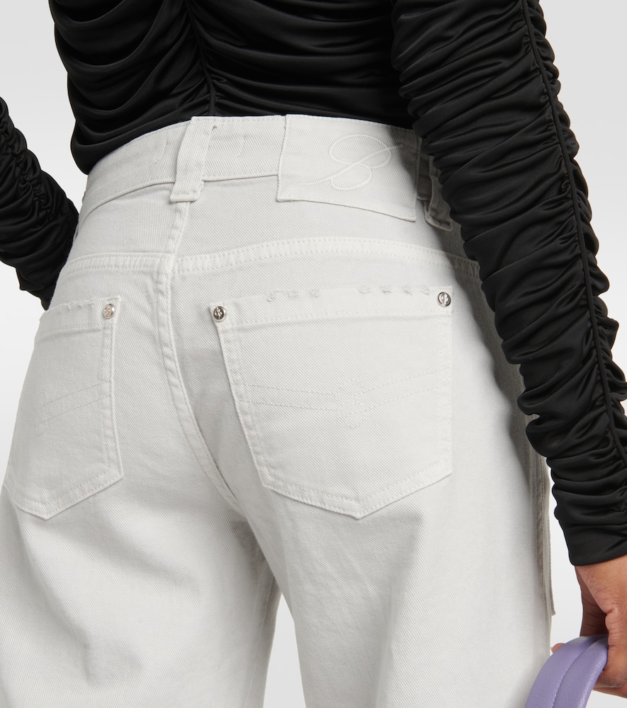  Blumarine Blumarine Low-rise-cargohose Aus Denim 