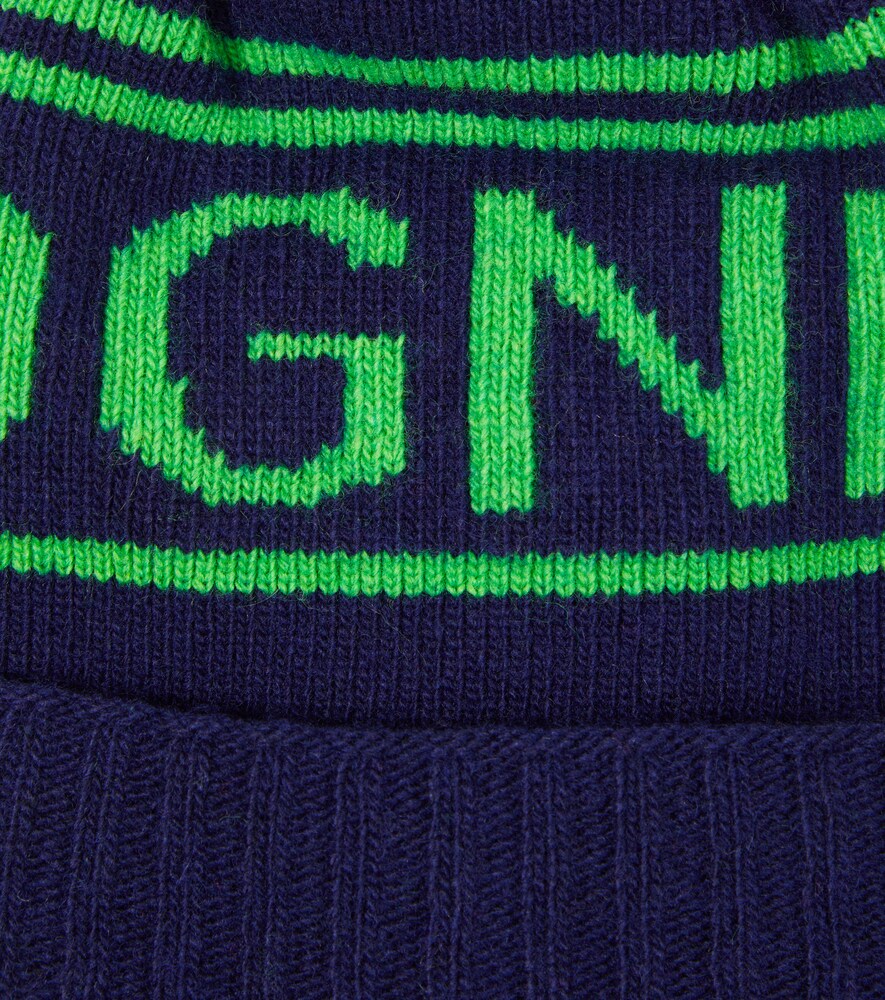  Bogner Kids Bogner Kids Noam Logo Wool-blend Beanie 