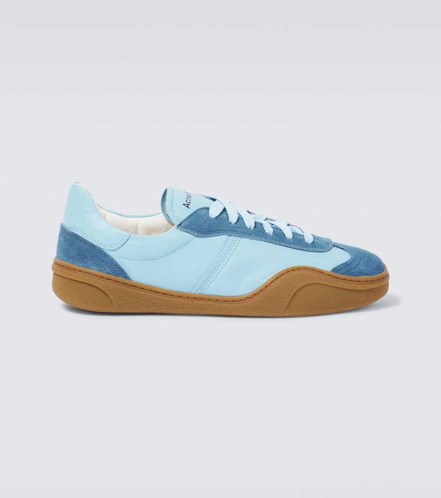 Acne Studios Trainers Bars M Mit Veloursleder In Blue