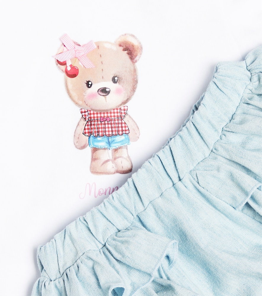  Monnalisa Monnalisa Baby Set Aus T-shirt Und Höschen 